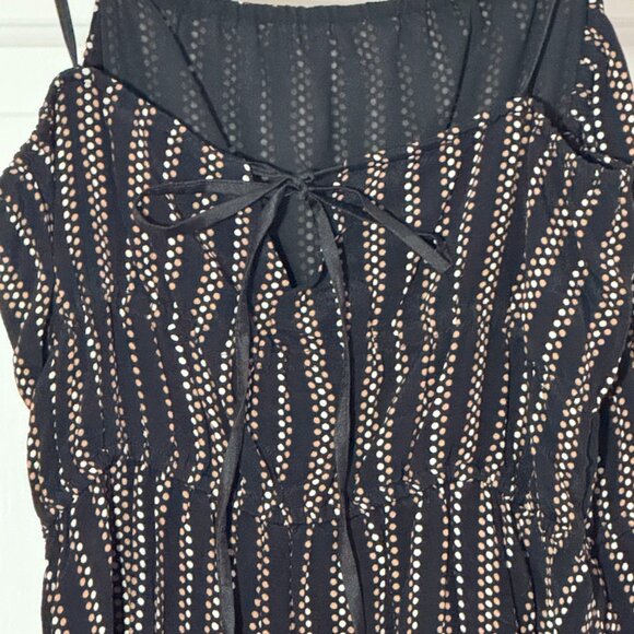 Smocked Square-Neck Mini Dress in Stripe - Madewell - Picture 3 of 6